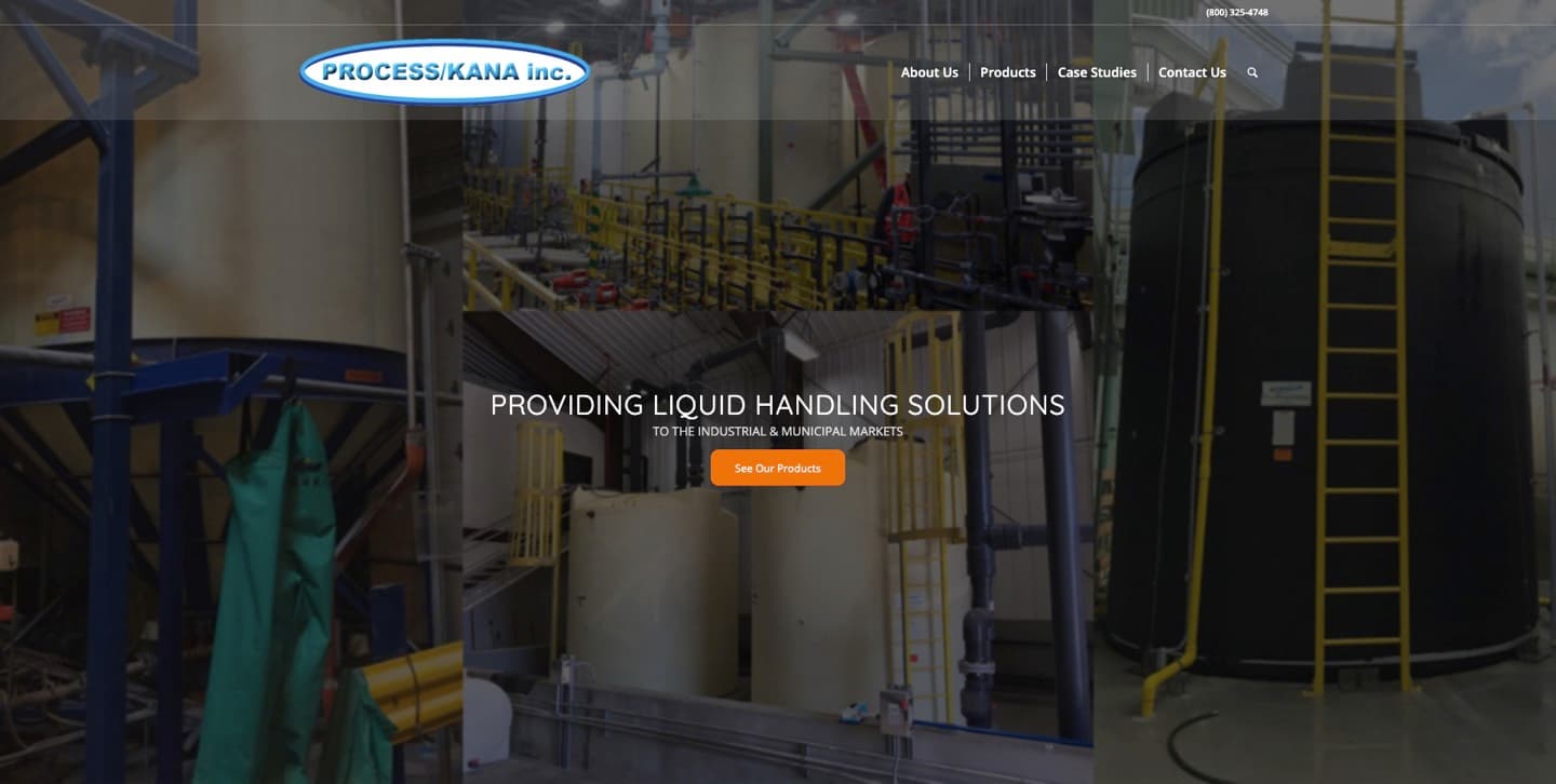 Process Kana website — Liquid handling, built by our team